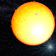 Artist’s depiction of neutron star PSR J2215+5135 (bottom right) and it’s stellar companion.